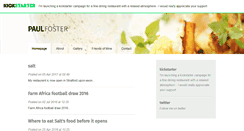 Desktop Screenshot of paulfosterchef.com