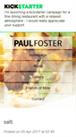 Mobile Screenshot of paulfosterchef.com
